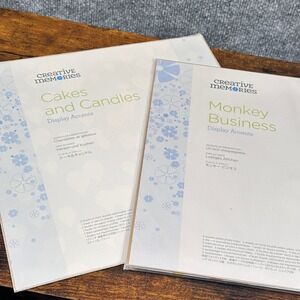 NEW Creative Memories Accents Cakes Candles & Monkey Business Packs Scrapbooking